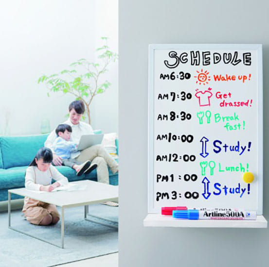 ปากกาไวท์บอร์ด ARTLINE EK-500A หัวกลม 2.0 มม. สีน้ำเงิน_2